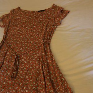 Forever21 Yellow Floral Dress